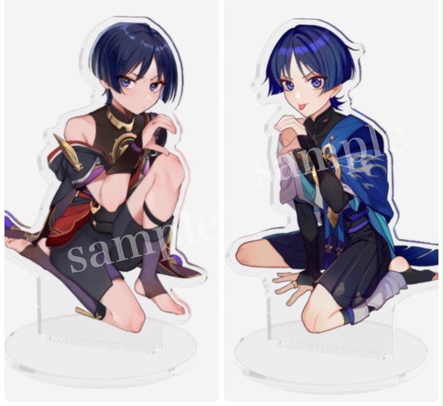 スカラマシュ&放浪者 アクリルスタンド - るき(通販) - BOOTH