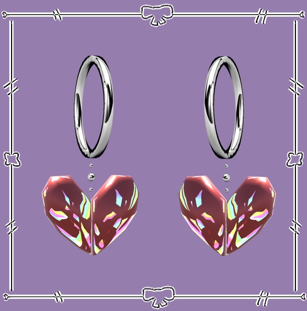 Heart earring