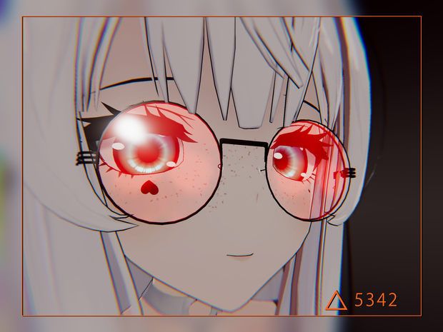  [メガネパック］  [Glasses Pack V1] with Custom Lens Shader 