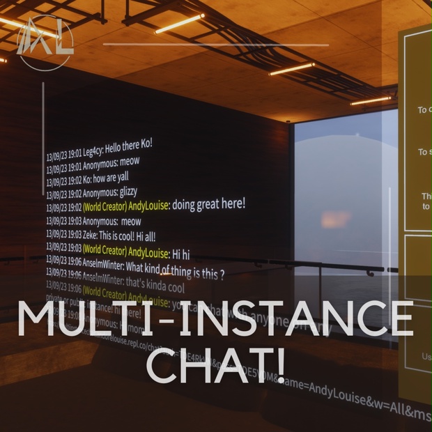 Multi-Instance Chat!【UdonSharp】 - Lavryou - BOOTH