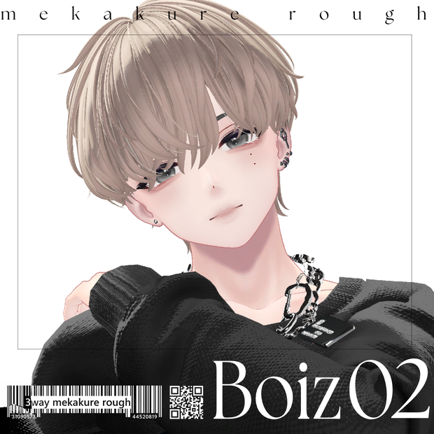  [ 9Avatars ] 3way Mekakrue Rough Hair  #BoizHair