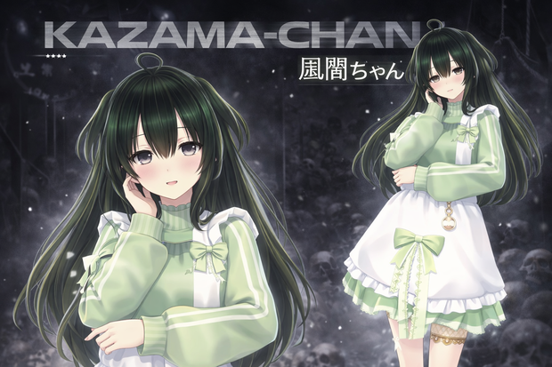 char vtuber model,3D stream, vrm, vrchat, stream aset,set clothes