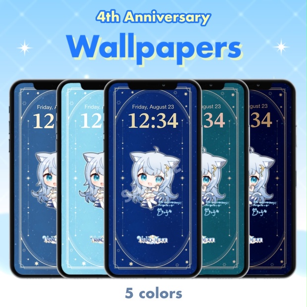[4th Anniversary] Wallpapers for smartphone