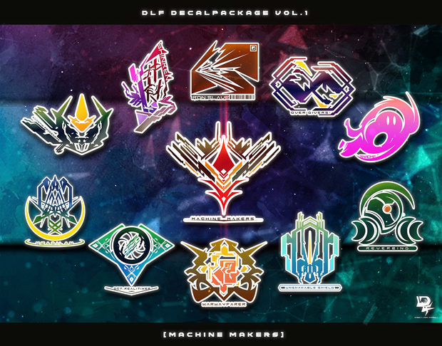 DLF DECALPACKAGE Vol.1「Machine Makers」