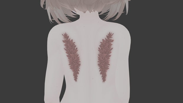 Fallen Angel - Ripped Wings Scar Texture