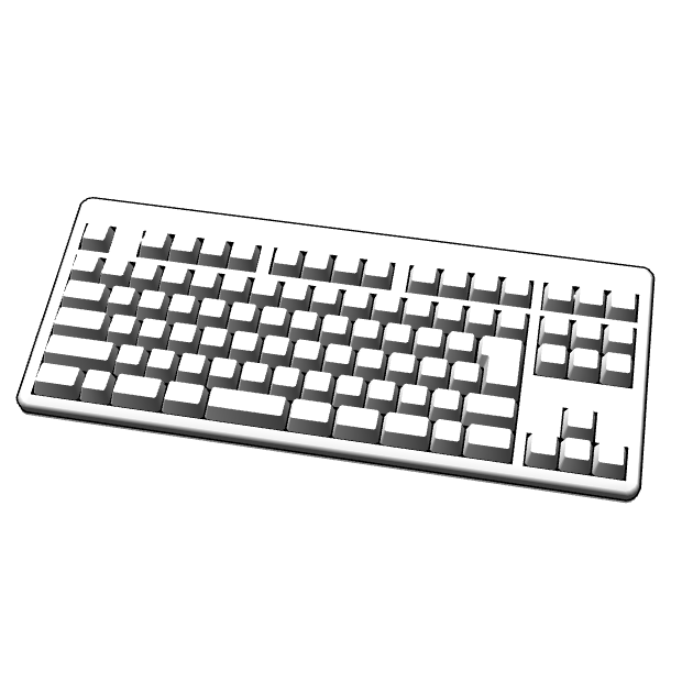 キーボード（テンキーレス）