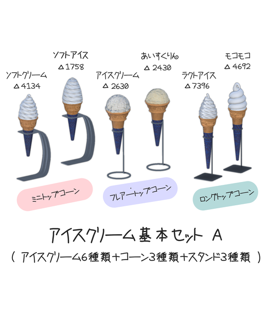 アイスクリーム　(氷菓子)