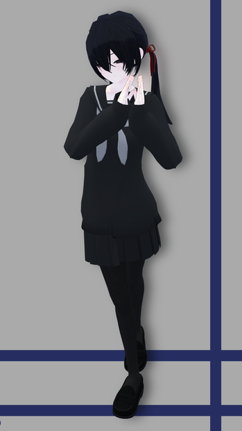 【アノネ用衣装】セーラー服 Ver1.2