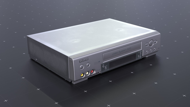【3Dモデル】VHSデッキ【2000年モデル/レトロ家電】