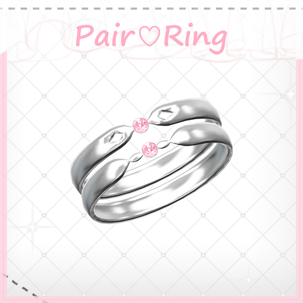 【6 Colors】Pair♡Ring💍