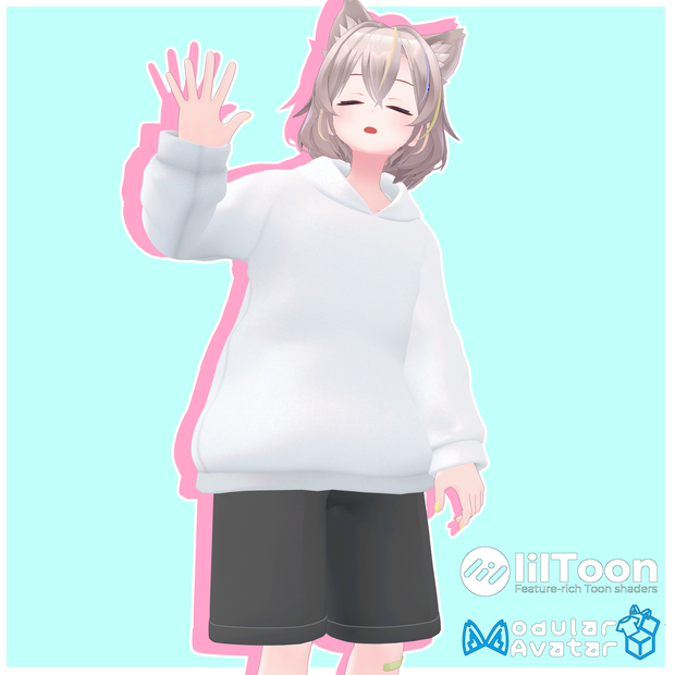 【MA設定済】Pants&Hoodie【トラスちゃん対応】