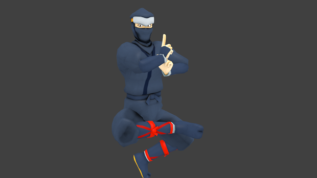 《VRC想定3Dモデル》VRC NINJAくん