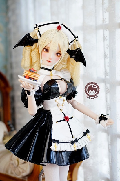 【悪魔メイド-リリム】DD（L）,L寄せ胸 DDDY,SDGR女用洋服9点セット洋服9点