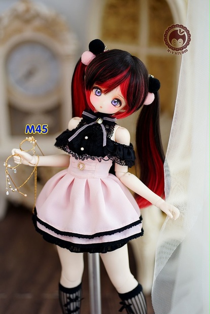 LACE】服6点セットMDD（S.M.L胸）MSD PUYOODOLL洋服 ピンク - 喵屋Mv+ 