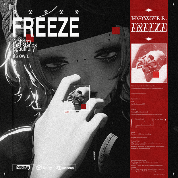 【FREEZE】3Dアクセサリー