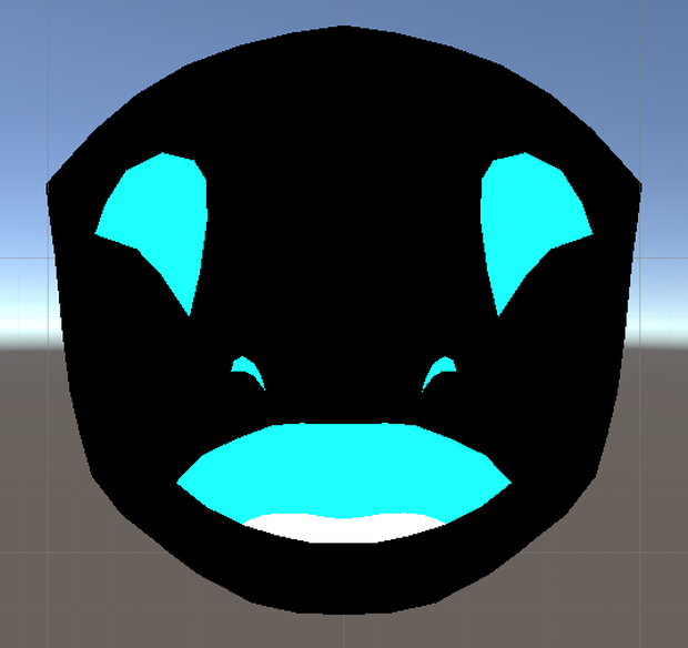 Protogen Face - open visor