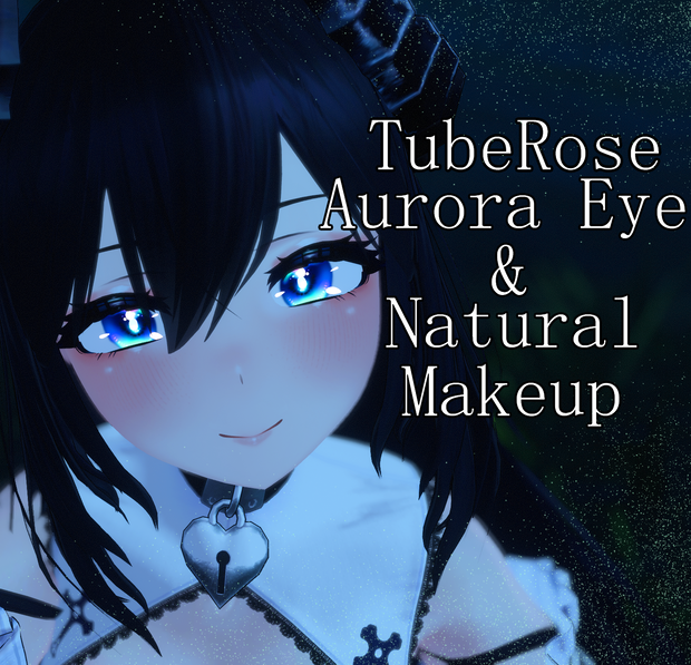 TubeRose Aurora Eye Texture (5 Color) & Natural Face Makeup Texture