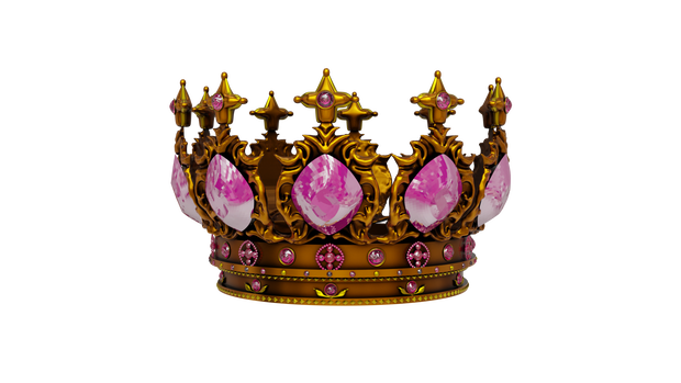 crown 王冠 01 3Dmodel blender Unity