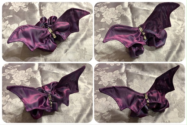 コウモリ羽付きシュシュ 芍々 Booth