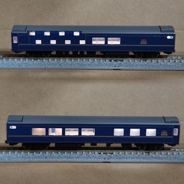 RB-Light T社北斗星 スハネ25-503 専用室内灯 - 赤熊工房 - BOOTH