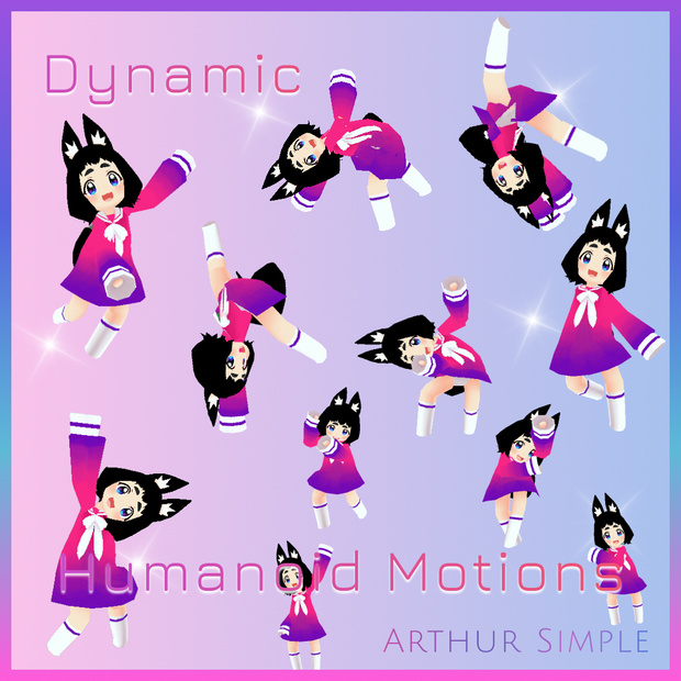 ✨ Dynamic Humanoid Motions  36選