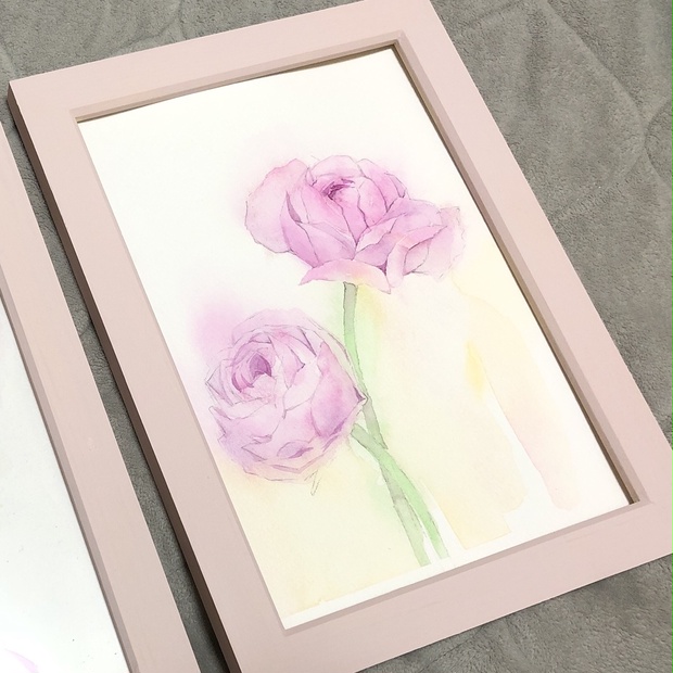 ラナンキュラスの水彩原画 - ふわもこ堂の水彩屋さん - BOOTH