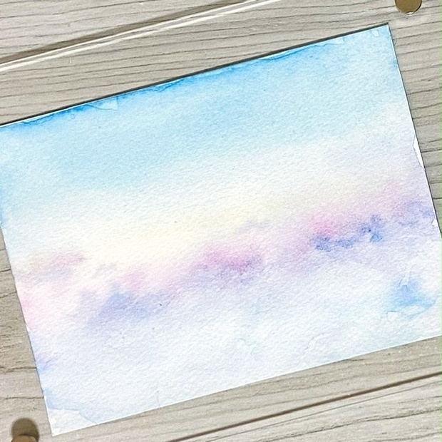 さーやさま専用（原画）暮れる空の輝き【水彩画】ほか　3点おまとめ さーやさま専用（原画）暮れる空の輝き【水彩画】ほか 3点おまとめ
