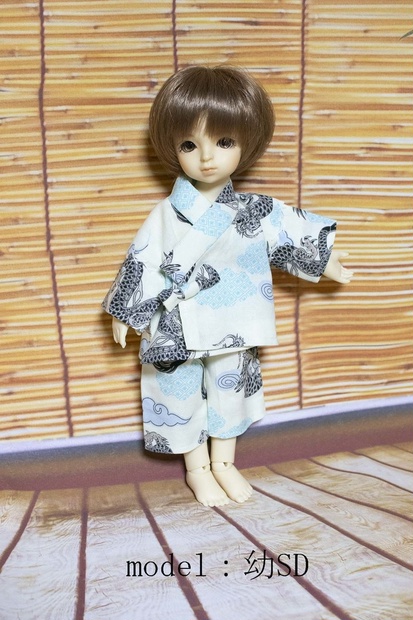 幼SDサイズ お洋服セット 作家様 幼SDサイズ セーラーワンピース＆ハットセット 型紙と作り方