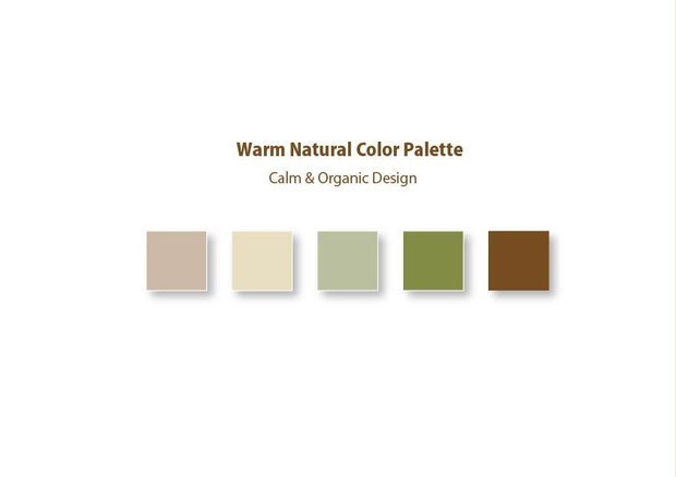 Warm Natural Color Palette | Feminine Aesthetic for Branding & Social Media｜ウォームナチュラル配色パレット