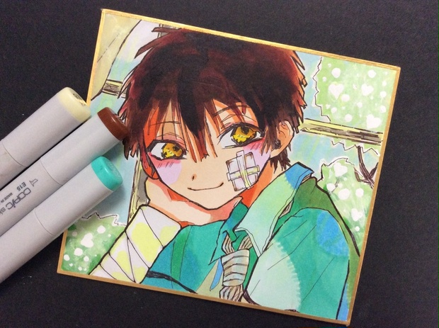 由木普 窓際の席ver イラスト色紙 小 ありす Booth 由木普 窓際の席ver イラスト色紙 小 ありす Booth