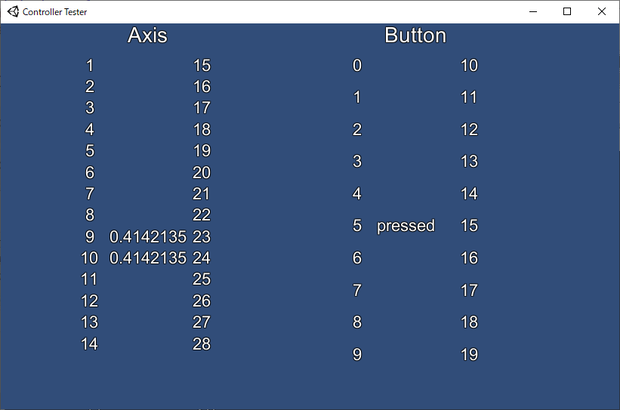 【無料】Unity Controller Tester