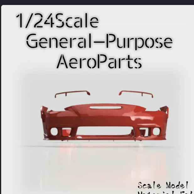Ｔ社製 1/24 スケール トヨタ セリカ エアロパーツ