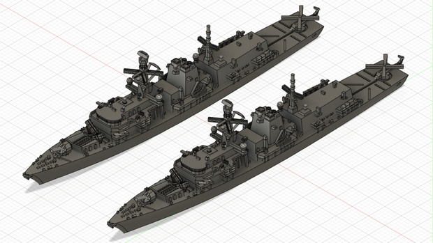 1/3000 23型フリゲート / Type 23 Frigate - 船ハムカツ - BOOTH