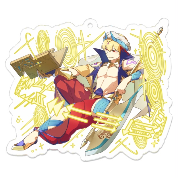 FGO ギルガメッシュ キャスギル 等身 アクリルキーホルダー ナンジャタウン FGO ギルガメッシュ キャスギル 等身 アクリルキーホルダー