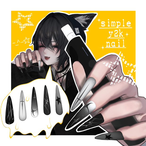 Simple Y2K Naill【MA設定済】