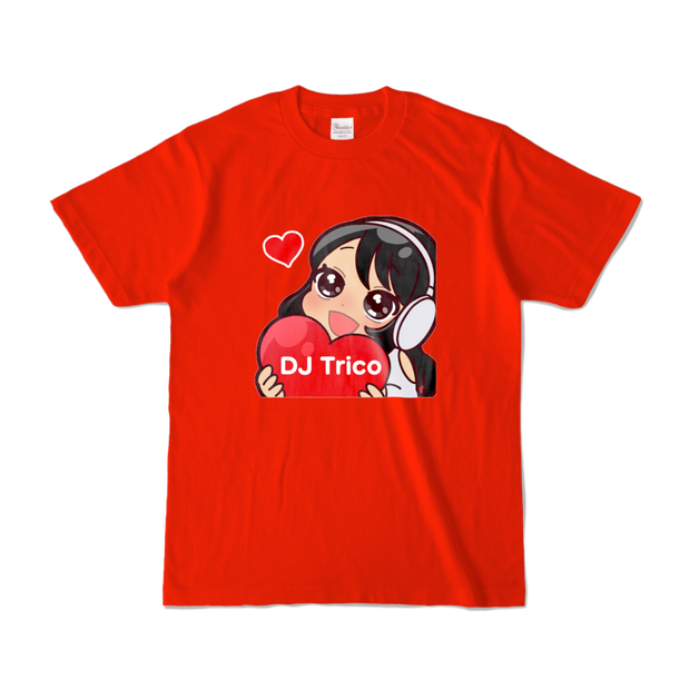 カラーTシャツ赤（ハート）