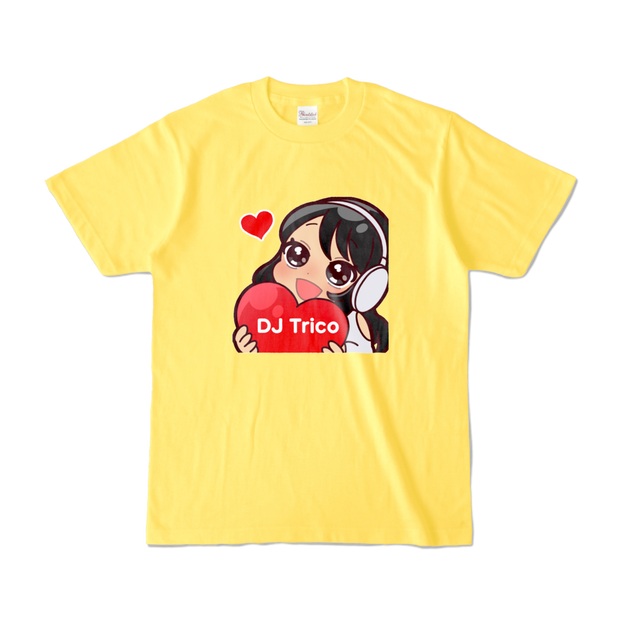 カラーTシャツ黄（ハート）