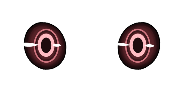 Imitacion de los ojos del personaje "Estafadora" del anime: Akudama Drive 