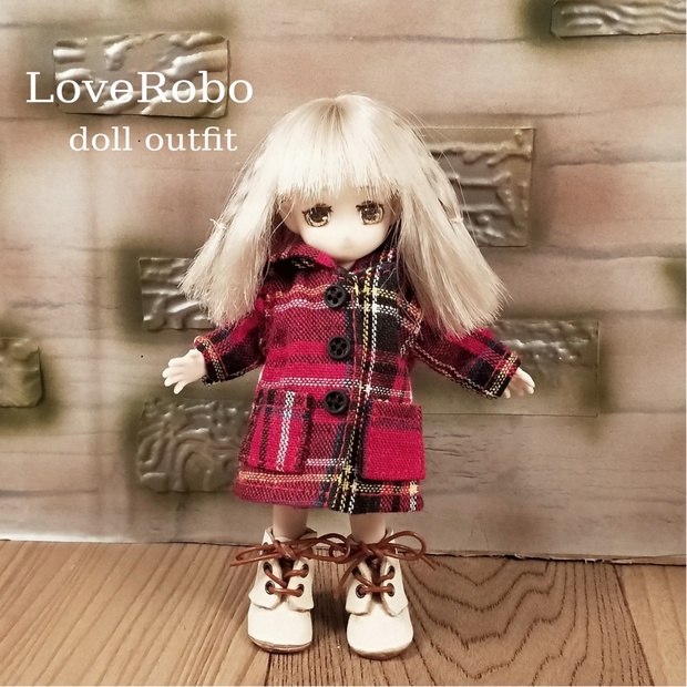 ob11 オビツ11 レインコート カッパ  ドール服 ねんどろいど ピンク