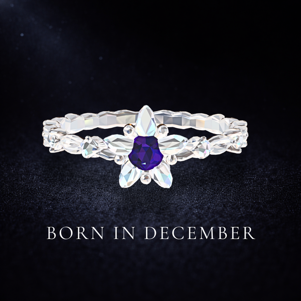 １２月誕生石リング　BORN IN DECEMBER ― きれいすぎた夜 ―