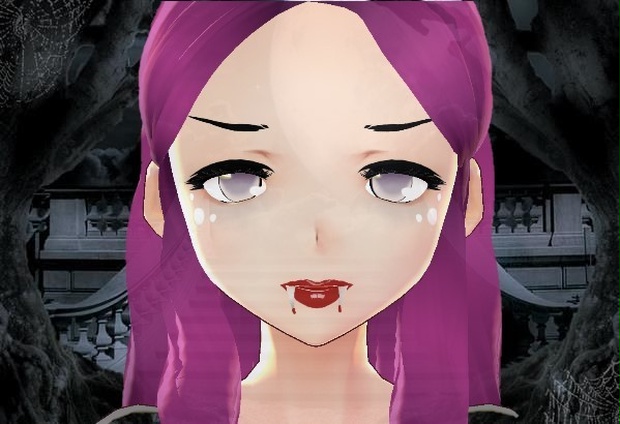 [VROID] Vampire Teeth Face Skin
