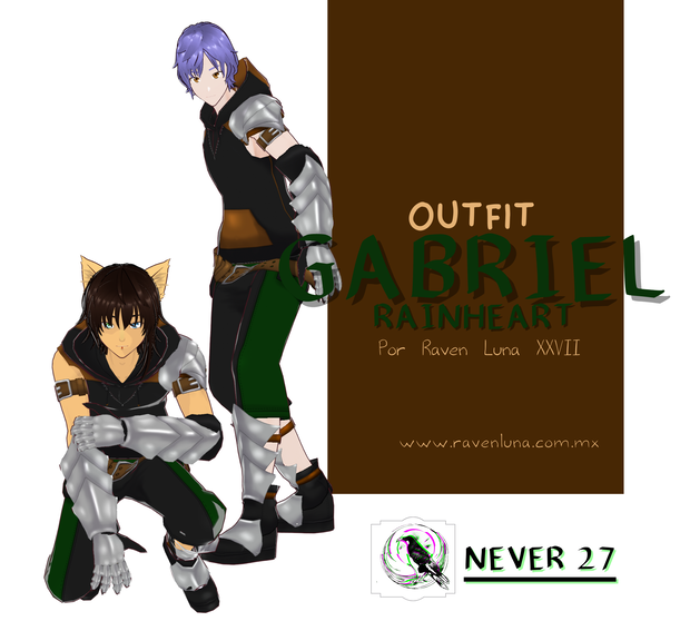 Outfit VRoid == GABRIEL RAINHEART OUTFIT==