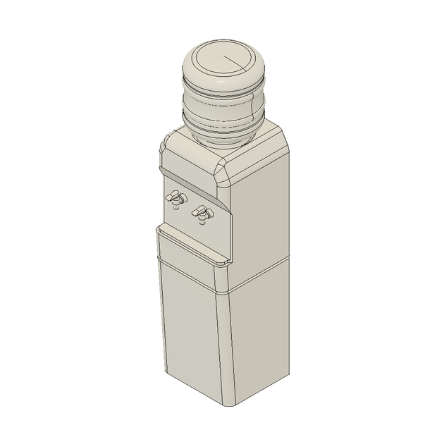 ウォーターサーバー(Water Dispenser) 3Dデータ