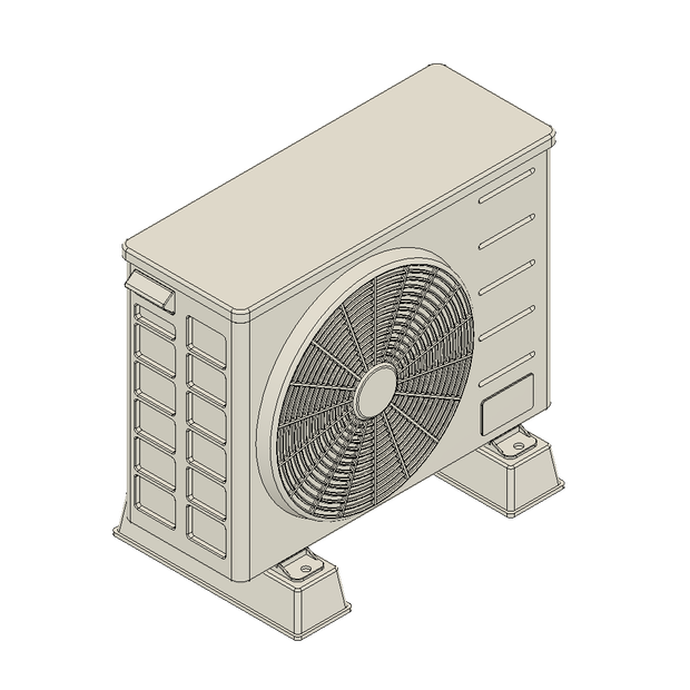 室外機(Outdoor Unit) 3Dデータ