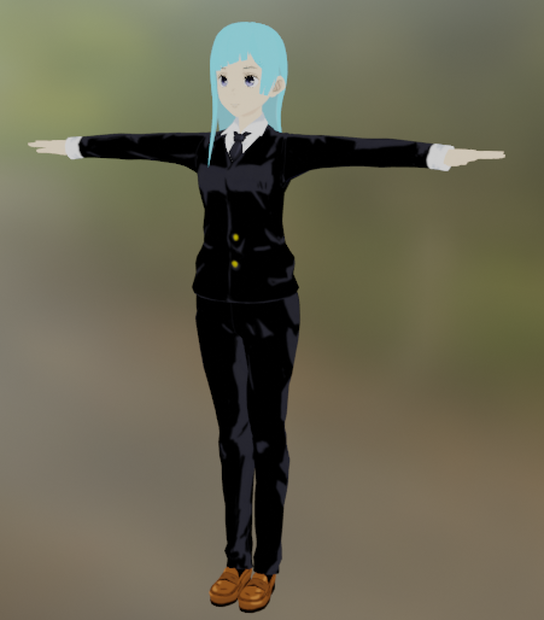 Kasumi Miwa from Jujutsu Kaisen VRM Vroid Model 