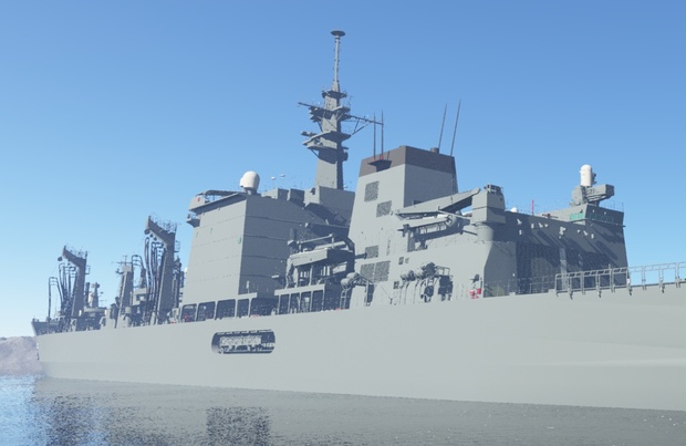 海上自衛隊 補給艦ましゅう 3dえいじくん Booth