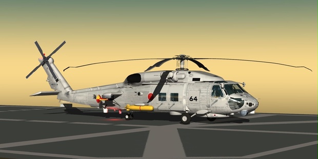 海上自衛隊 SH-60K哨戒ヘリ - 3Dえいじくん - BOOTH