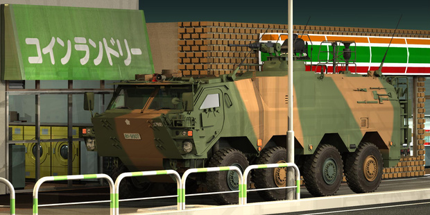 陸上自衛隊 NBC 装輪科学防護車