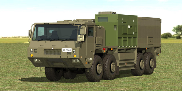 防衛装備庁 車両搭載高出力レーザー実証装置