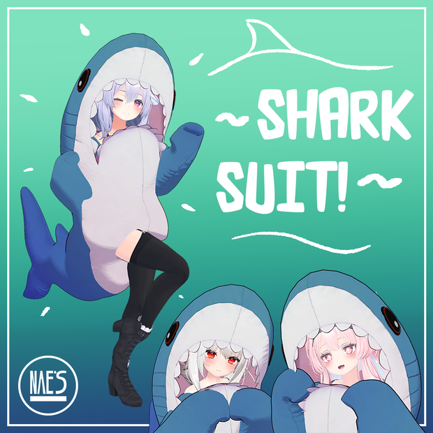 Shark suit ! [桔梗] [セレスティア] [舞夜] For Kikyo, Selestia and Maya